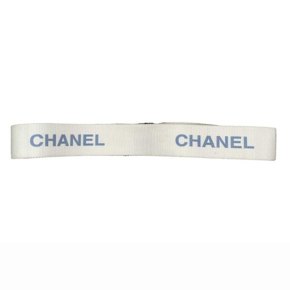 CHANEL - Vintage 99S 1999 Logo Adjustable Nylon Web - White - XS/S - Belt - Picture 6 of 11